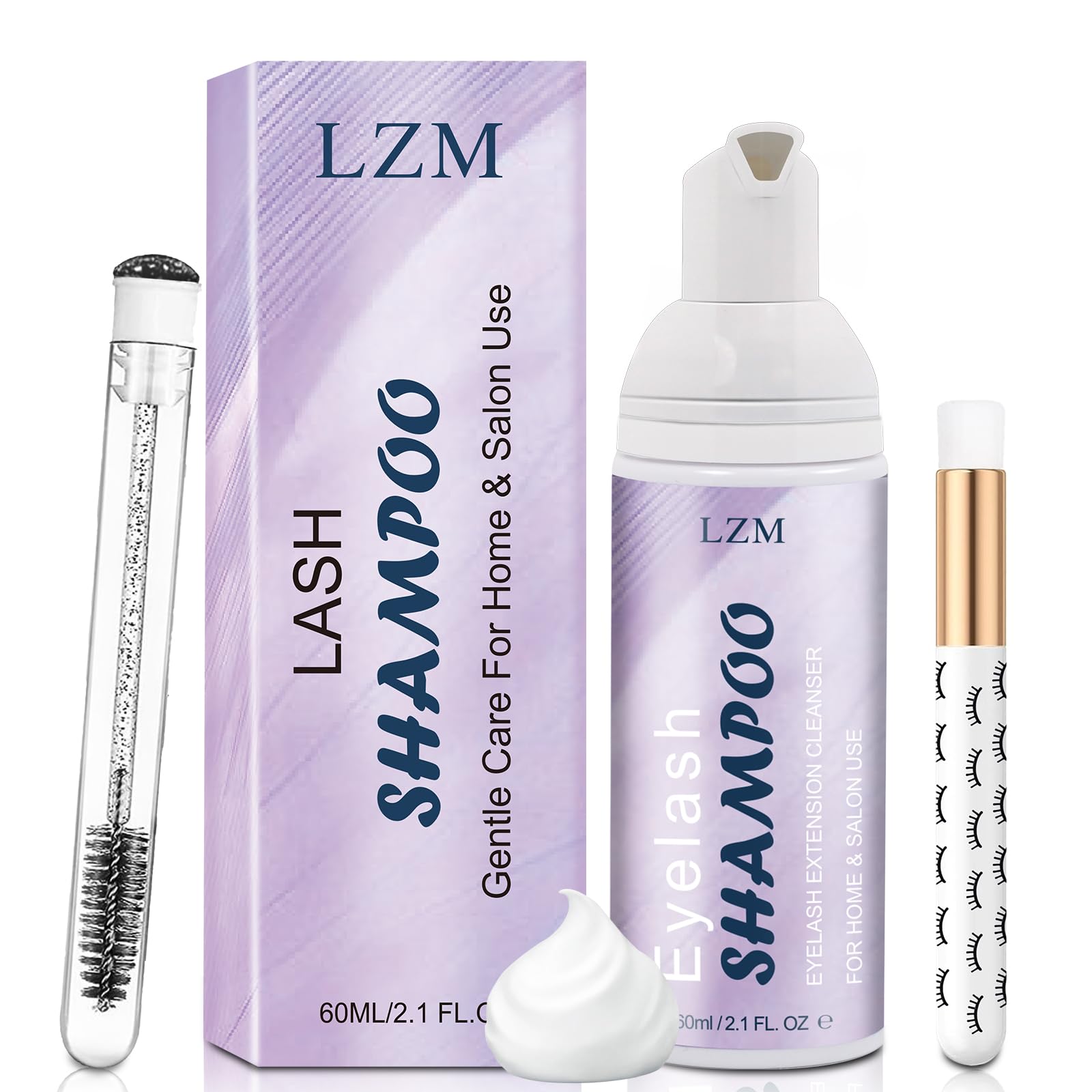 Gentle Foaming Lash Shampoo & Cleaner